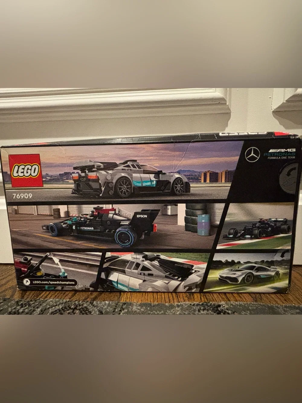 Lego Mercedes-AMG Black and Silver Race Car Set